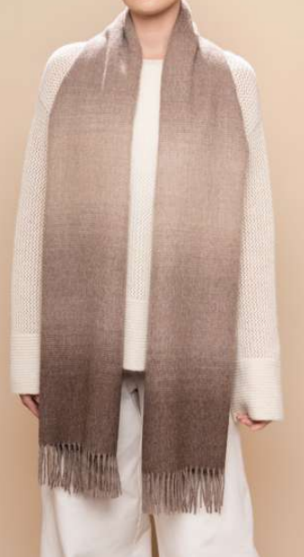 CHÂLE OMBRÉ NON TEINT