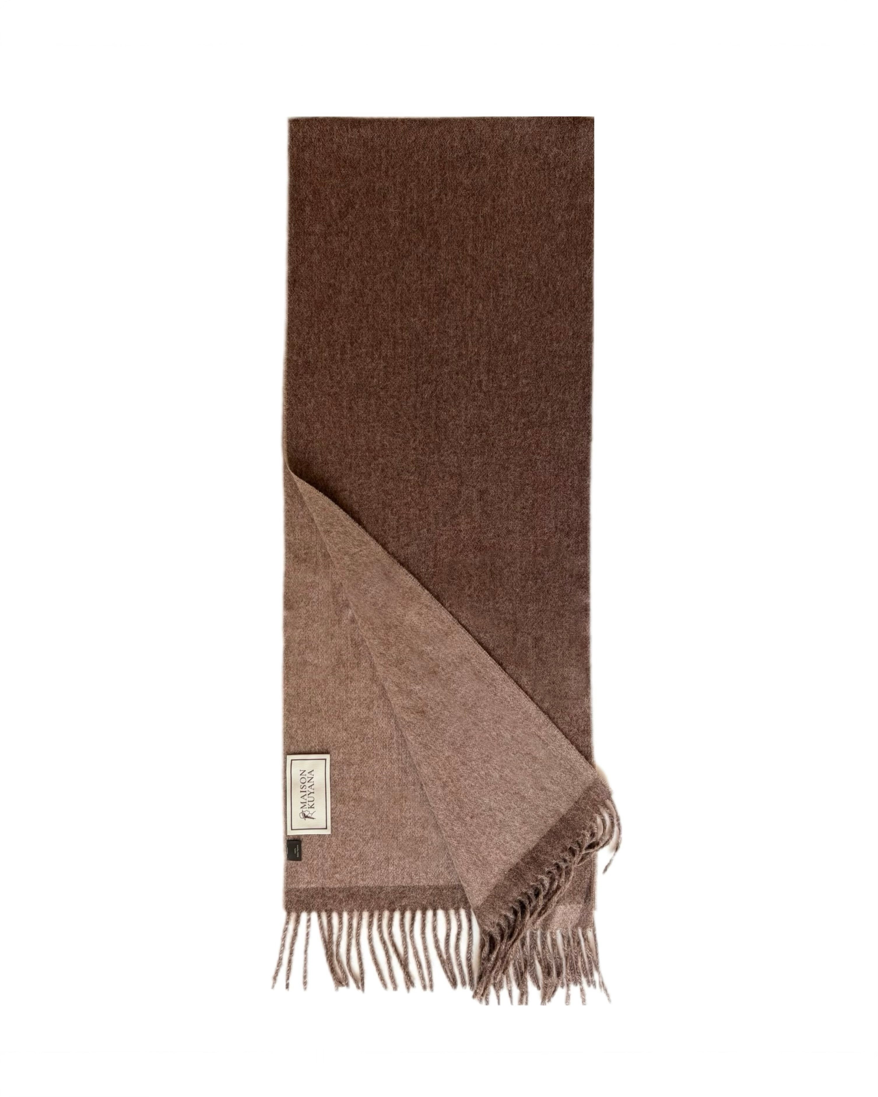ÉCHARPE DOUBLE FACE INTI & KILLA - Marron