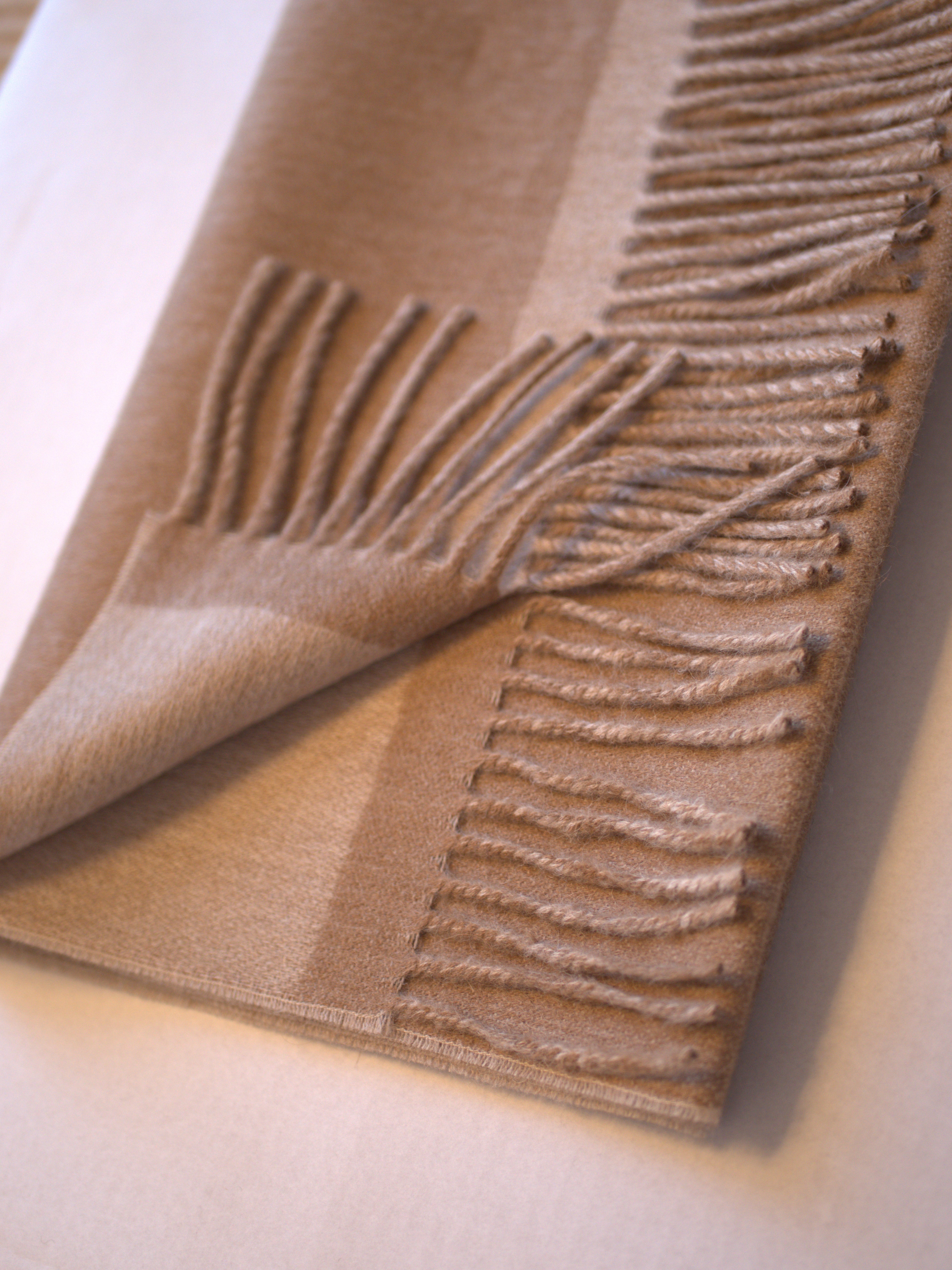 ÉCHARPE DOUBLE FACE INTI & KILLA - Beige