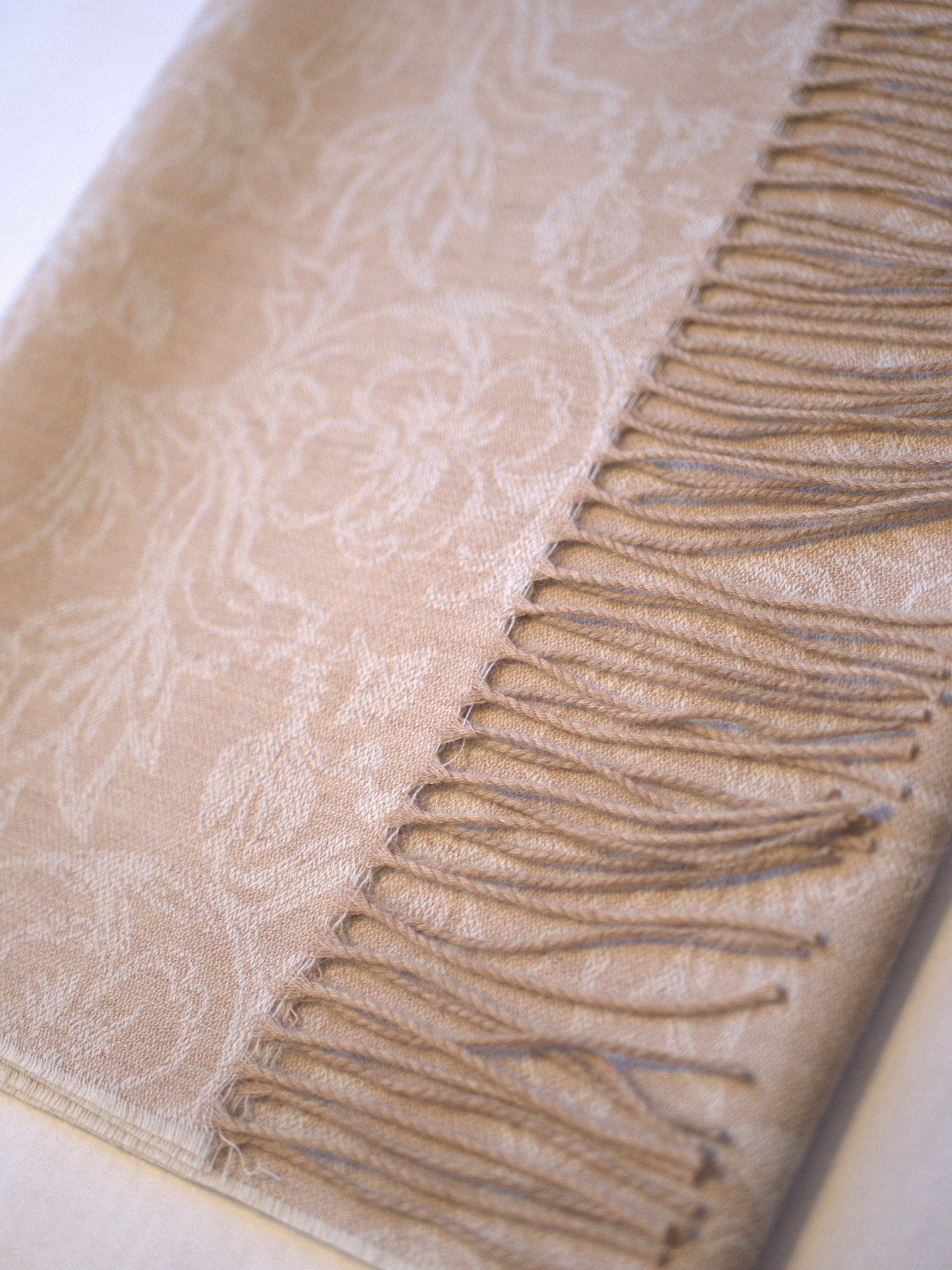 ÉCHARPE BOTANICA - Beige Corail